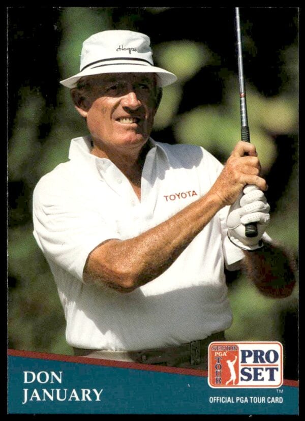 1991 Pro Set PGA Tour Don January #204 (Front)