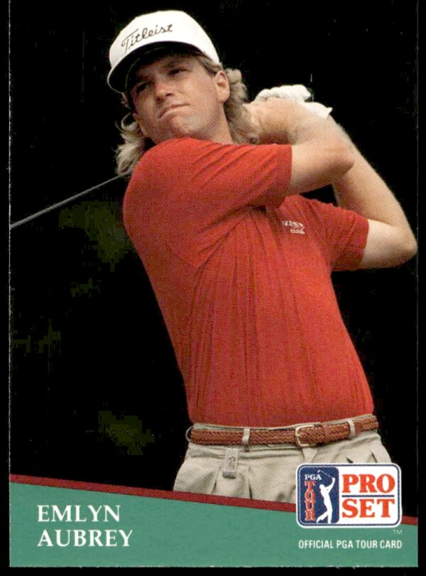 1991 Pro Set PGA Tour Emlyn Aubrey #122 (Front)