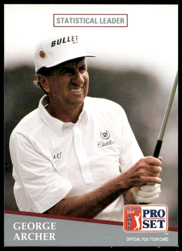 1991 Pro Set PGA Tour George Archer Statistical Leader #281 (Front)