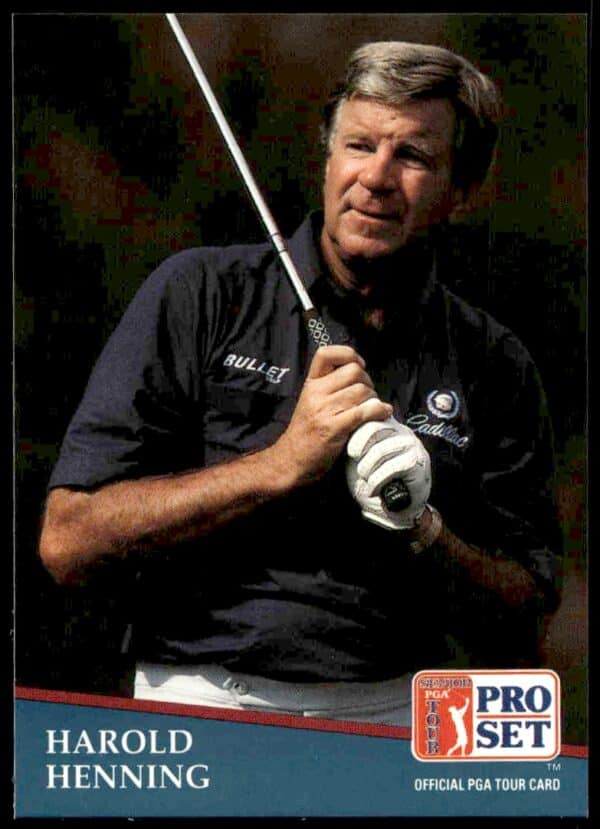 1991 Pro Set PGA Tour Harold Henning #219 (Front)