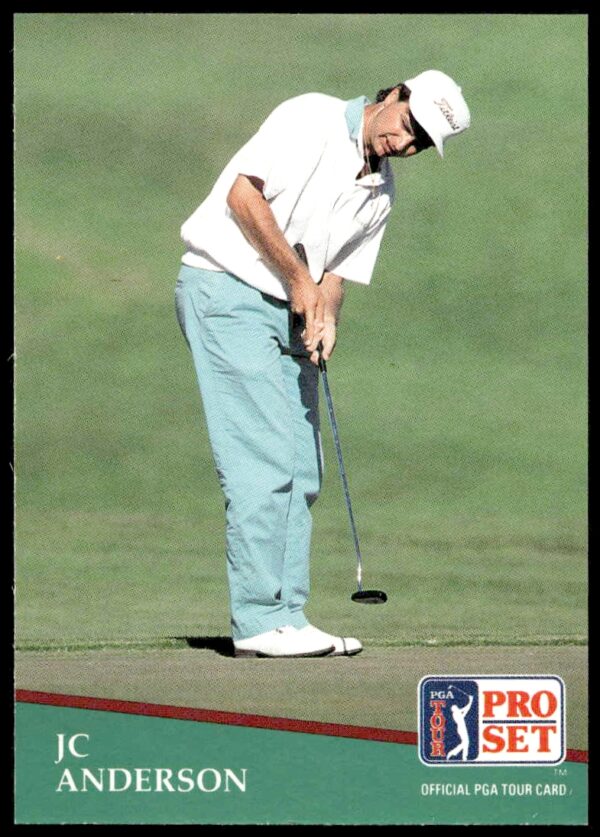 1991 Pro Set PGA Tour JC Anderson #120 (Front)
