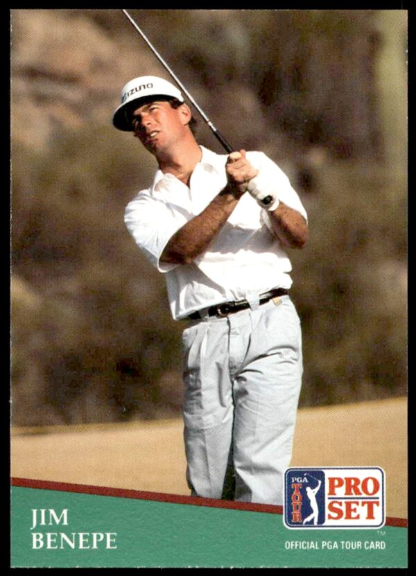 1991 Pro Set PGA Tour Jim Benepe #12 (Front)