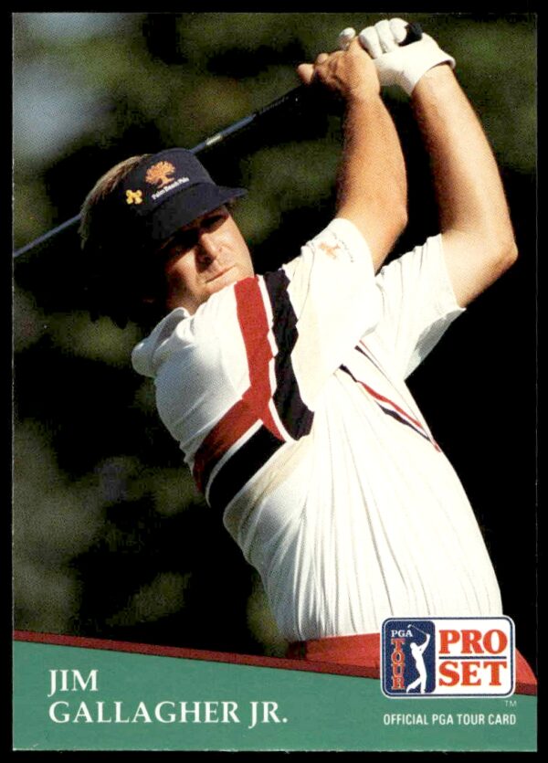 1991 Pro Set PGA Tour Jim Gallagher Jr. #115 (Front)