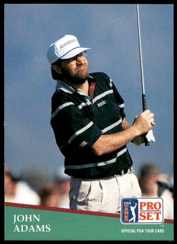 1991 Pro Set PGA Tour John Adams #187 (Front)