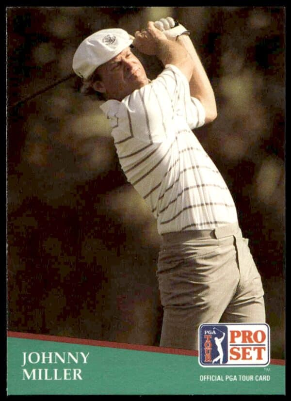 1991 Pro Set PGA Tour Johnny Miller #268 (Front)