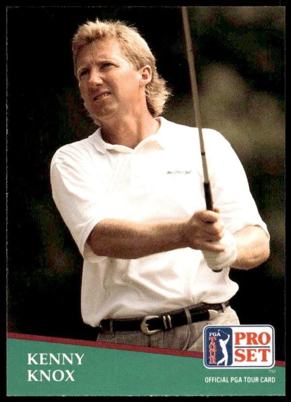 1991 Pro Set PGA Tour Kenny Knox #89 (Front)