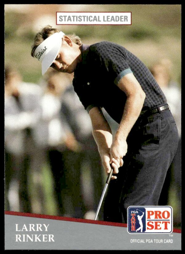 1991 Pro Set PGA Tour Larry Rinker Statistical Leader #270 (Front)