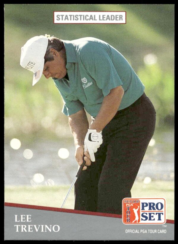 1991 Pro Set PGA Tour Lee Trevino Statistical Leader #280 (Front)