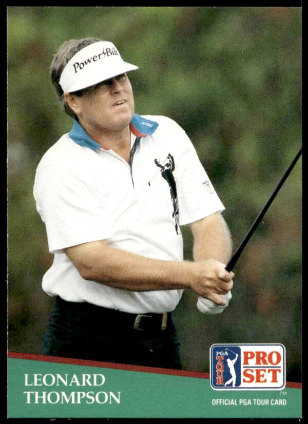 1991 Pro Set PGA Tour Leonard Thompson #167 (Front)