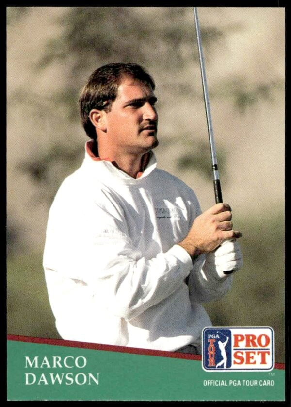 1991 Pro Set PGA Tour Marco Dawson #118 (Front)