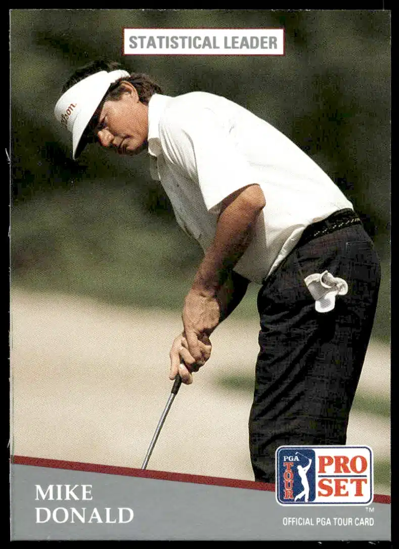 1991 Pro Set PGA Tour Mike Donald Statistical Leader #275 (Front)