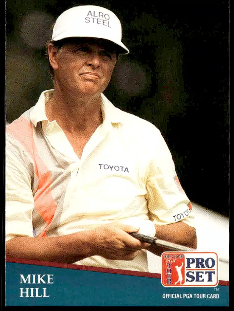 1991 Pro Set PGA Tour Mike Hill #210 (Front)