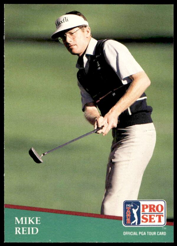 1991 Pro Set PGA Tour Mike Reid #9 (Front)