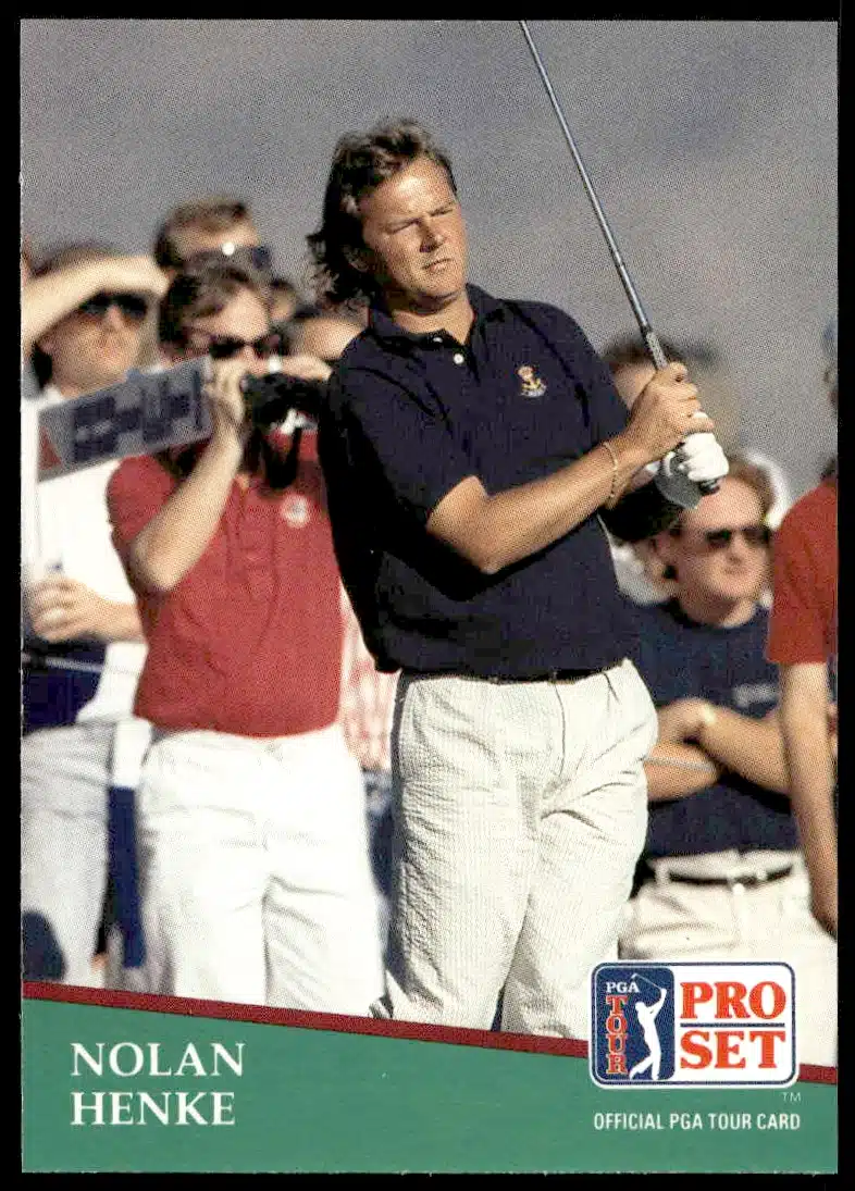 1991 Pro Set PGA Tour Nolan Henke #62 (Front)