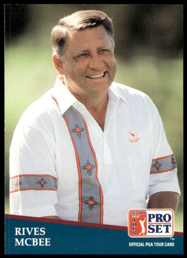 1991 Pro Set PGA Tour Rives Mcbee #254 (Front)