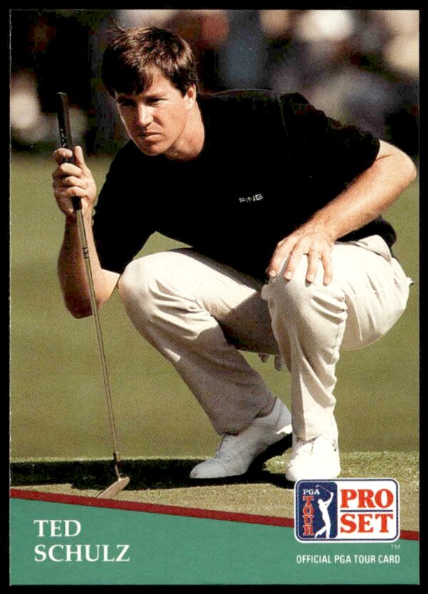 1991 Pro Set PGA Tour Ted Schulz #156 (Front)