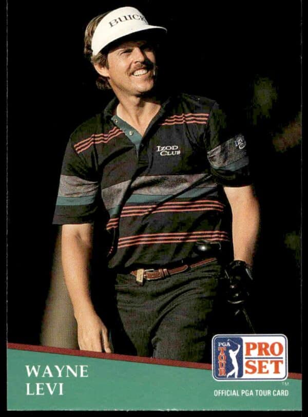 1991 Pro Set PGA Tour Wayne Levi #58 (Front)