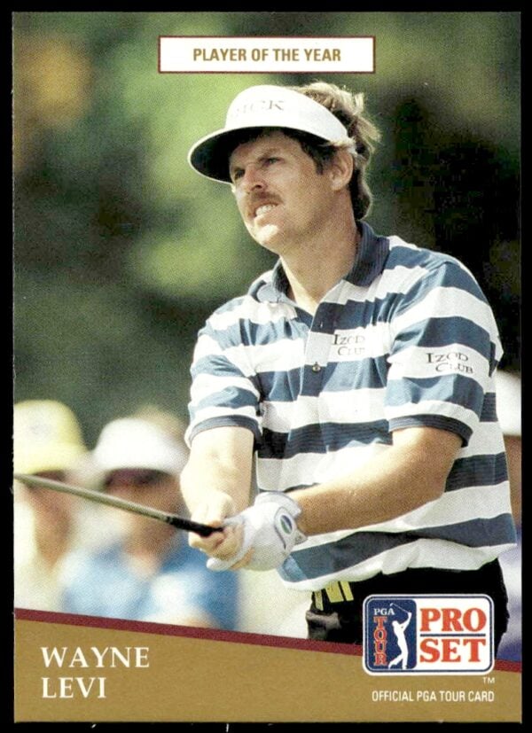 1991 Pro Set PGA Tour Wayne Levi Player of the Year #283 (Front)