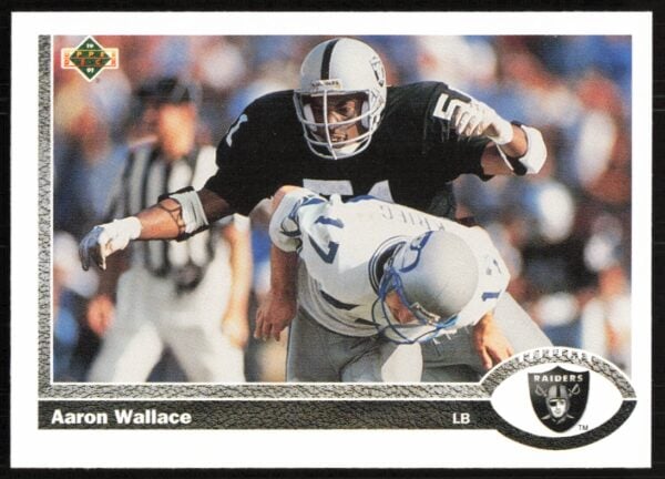 1991 Upper Deck Aaron Wallace #448 (Front)