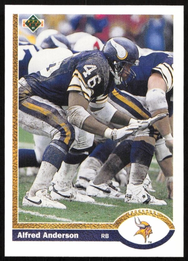 1991 Upper Deck Alfred Anderson #666 (Front)