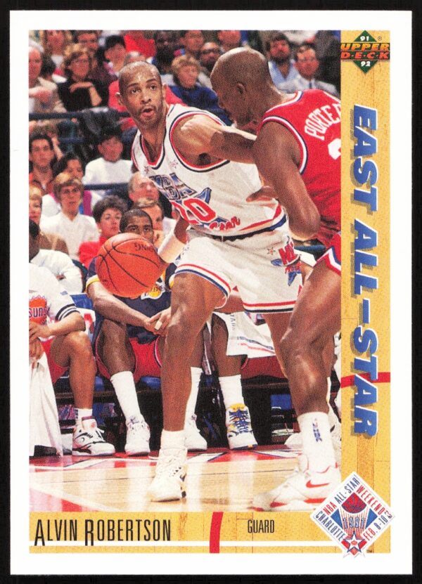 1991 Upper Deck Alvin Robertson #64 (Front)