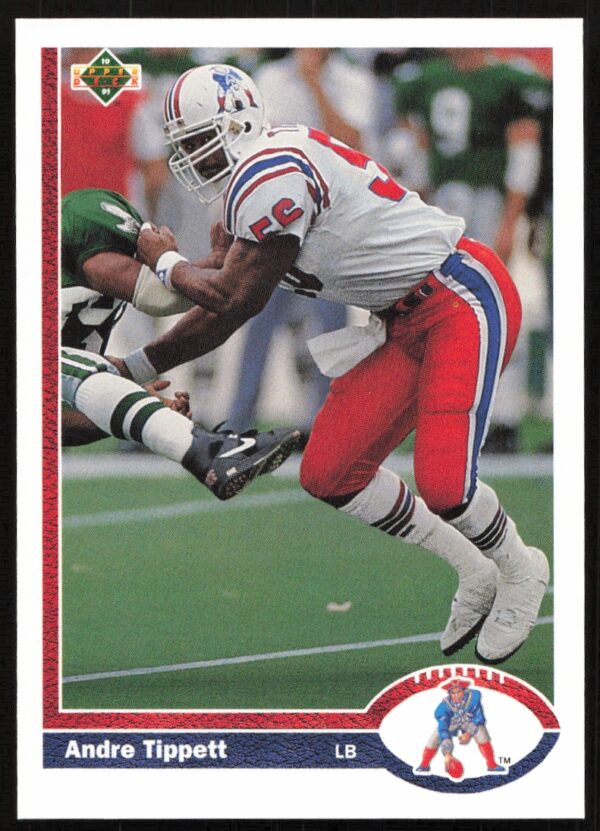 1991 Upper Deck Andre Tippett #354 (Front)