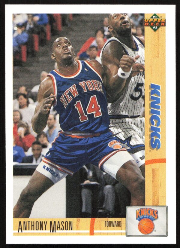 1991 Upper Deck Anthony Mason #430 (Front)