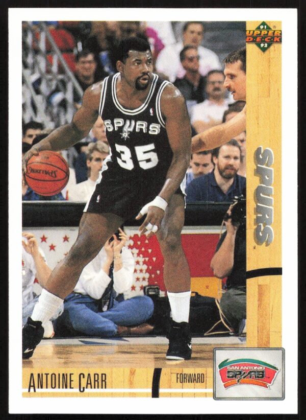 1991 Upper Deck Antoine Carr #404 (Front)