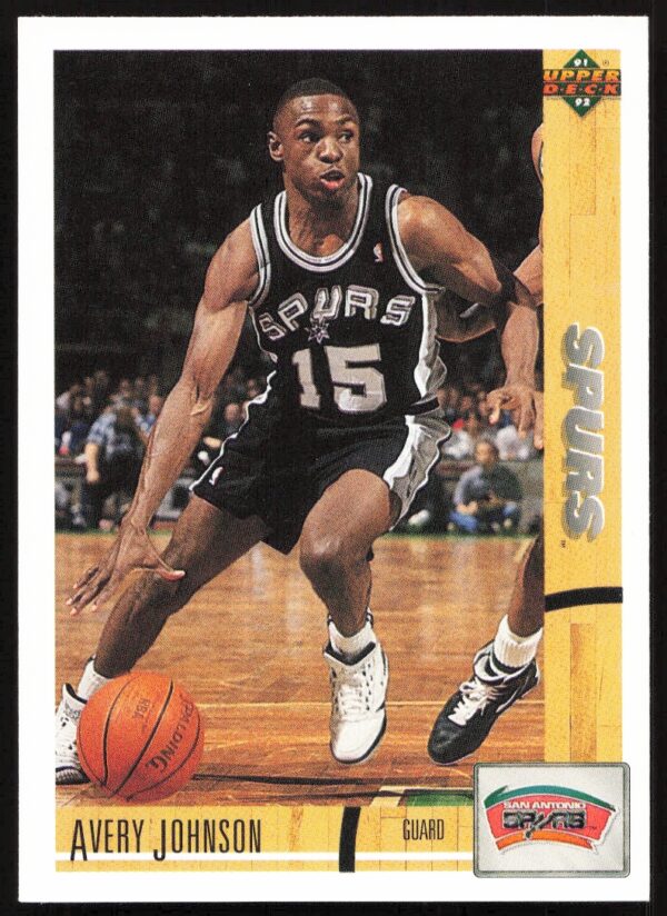 1991 Upper Deck Avery Johnson #394 (Front)