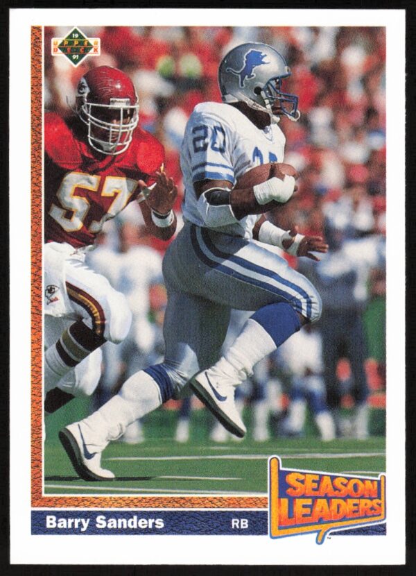 1991 Upper Deck Barry Sanders #401 (Front)