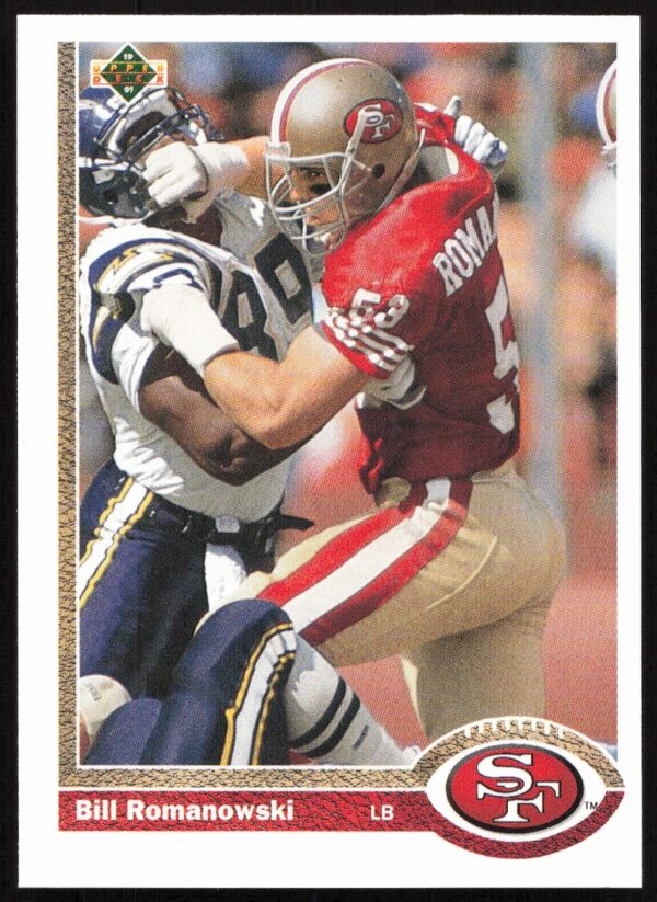 1991 Upper Deck Bill Romanowski #576 (Front)