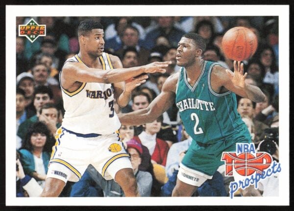 1991 Upper Deck Billy Owens / Larry Johnson #438 (Front)