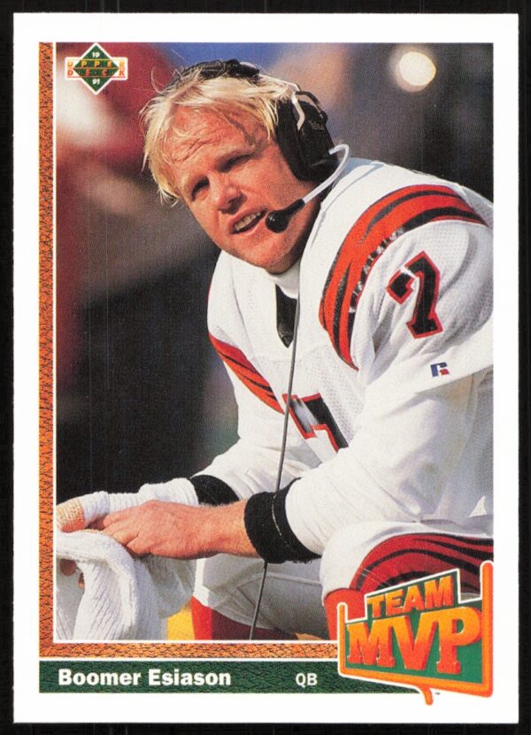 1991 Upper Deck Boomer Esiason #454 (Front)