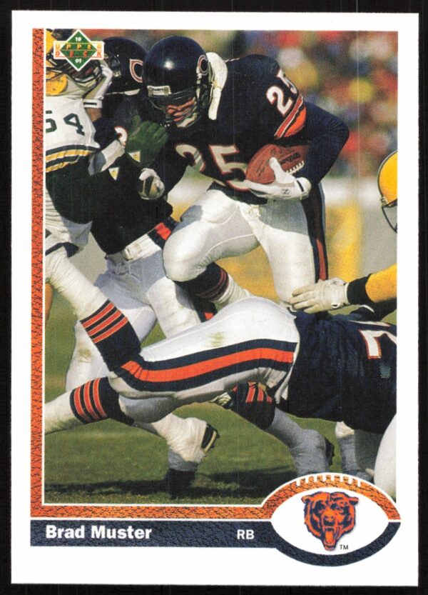 1991 Upper Deck Brad Muster #208 (Front)