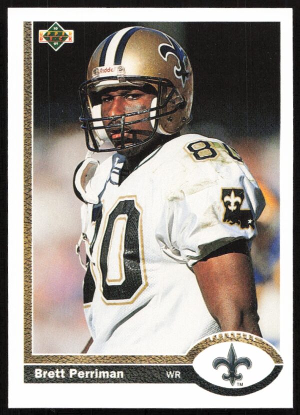 1991 Upper Deck Brett Perriman #58 (Front)