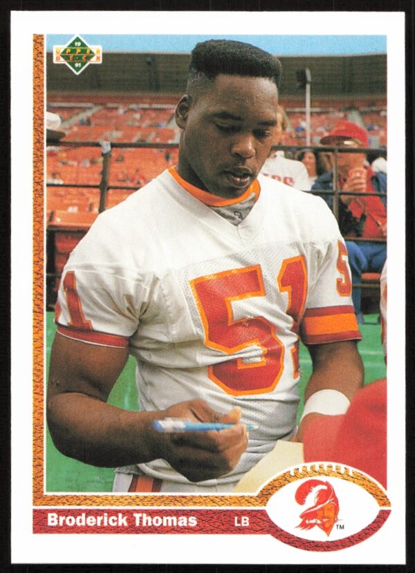 1991 Upper Deck Broderick Thomas #235 (Front)