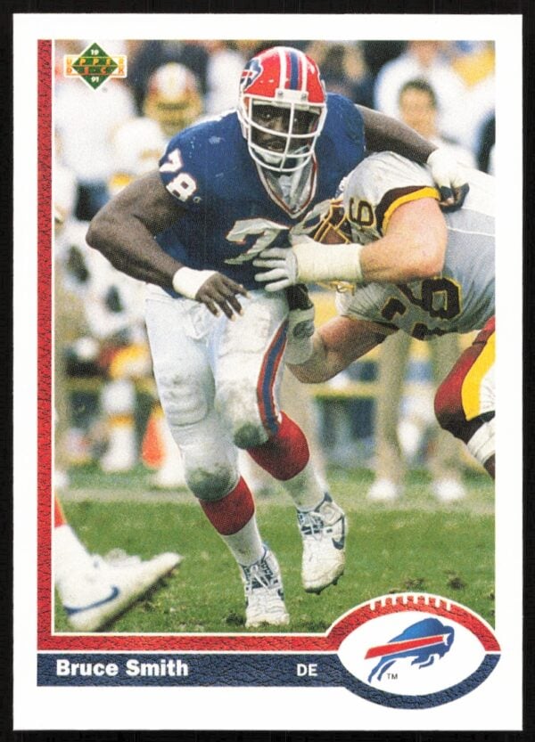 1991 Upper Deck Bruce Smith #174 (Front)