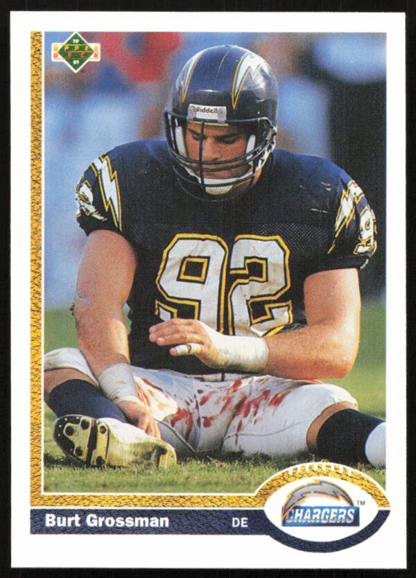 1991 Upper Deck Burt Grossman #108 (Front)