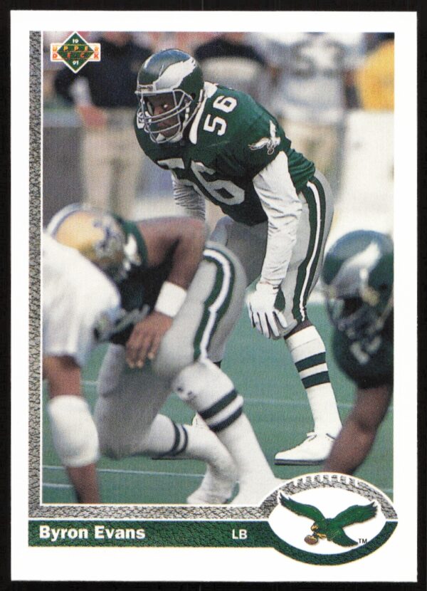 1991 Upper Deck Byron Evans #687 (Front)