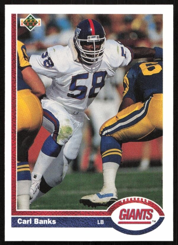 1991 Upper Deck Carl Banks #316 (Front)