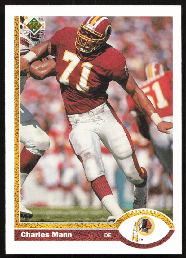 1991 Upper Deck Charles Mann #278 (Front)