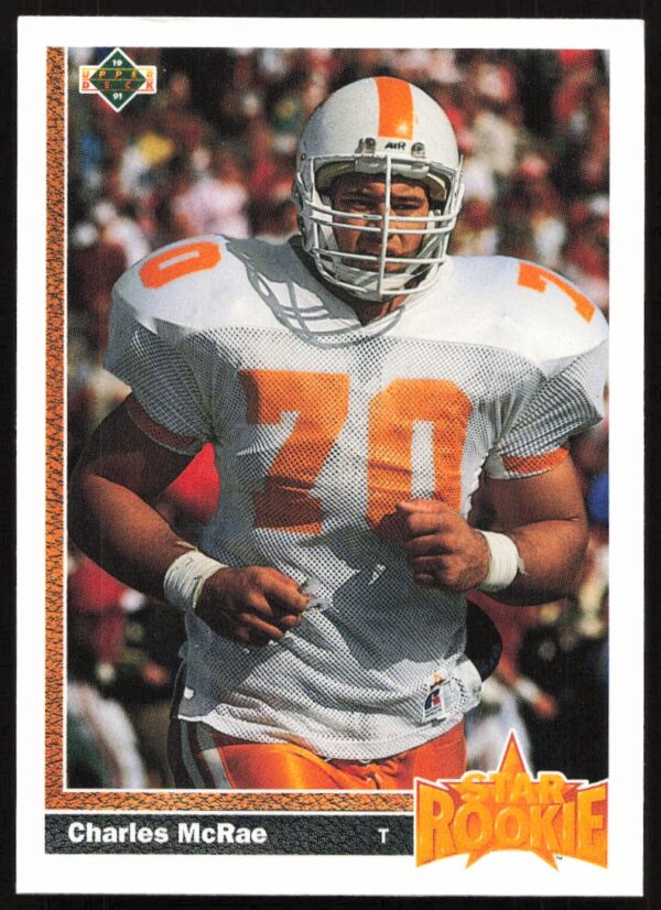 1991 Upper Deck Charles McRae #6 (Front)