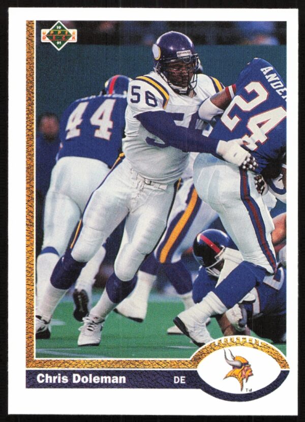 1991 Upper Deck Chris Doleman #330 (Front)