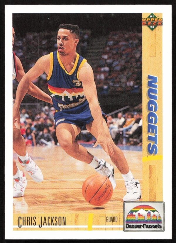 1991 Upper Deck Chris Jackson #319 (Front)