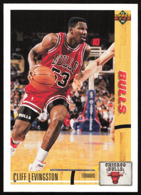 1991 Upper Deck Cliff Levingston #187 (Front)