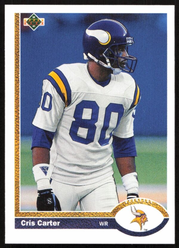 1991 Upper Deck Cris Carter #56 (Front)