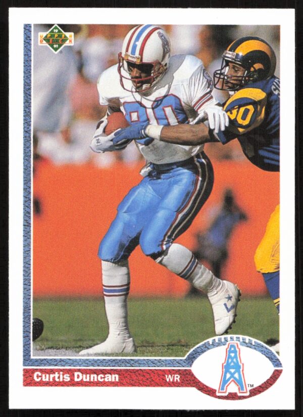 1991 Upper Deck Curtis Duncan #299 (Front)