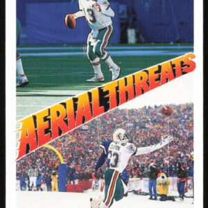 1991 Upper Deck Dan Marino / Mark Clayton AT #34 (Front)