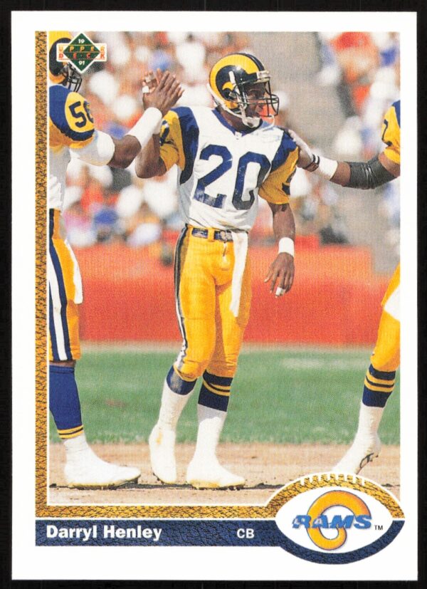 1991 Upper Deck Darryl Henley #674 (Front)