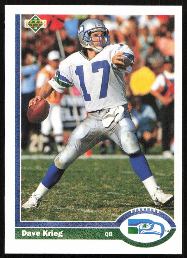 1991 Upper Deck Dave Krieg #170 (Front)